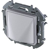 Вывод кабеля без рамки Legrand Inspiria алюминий картинка